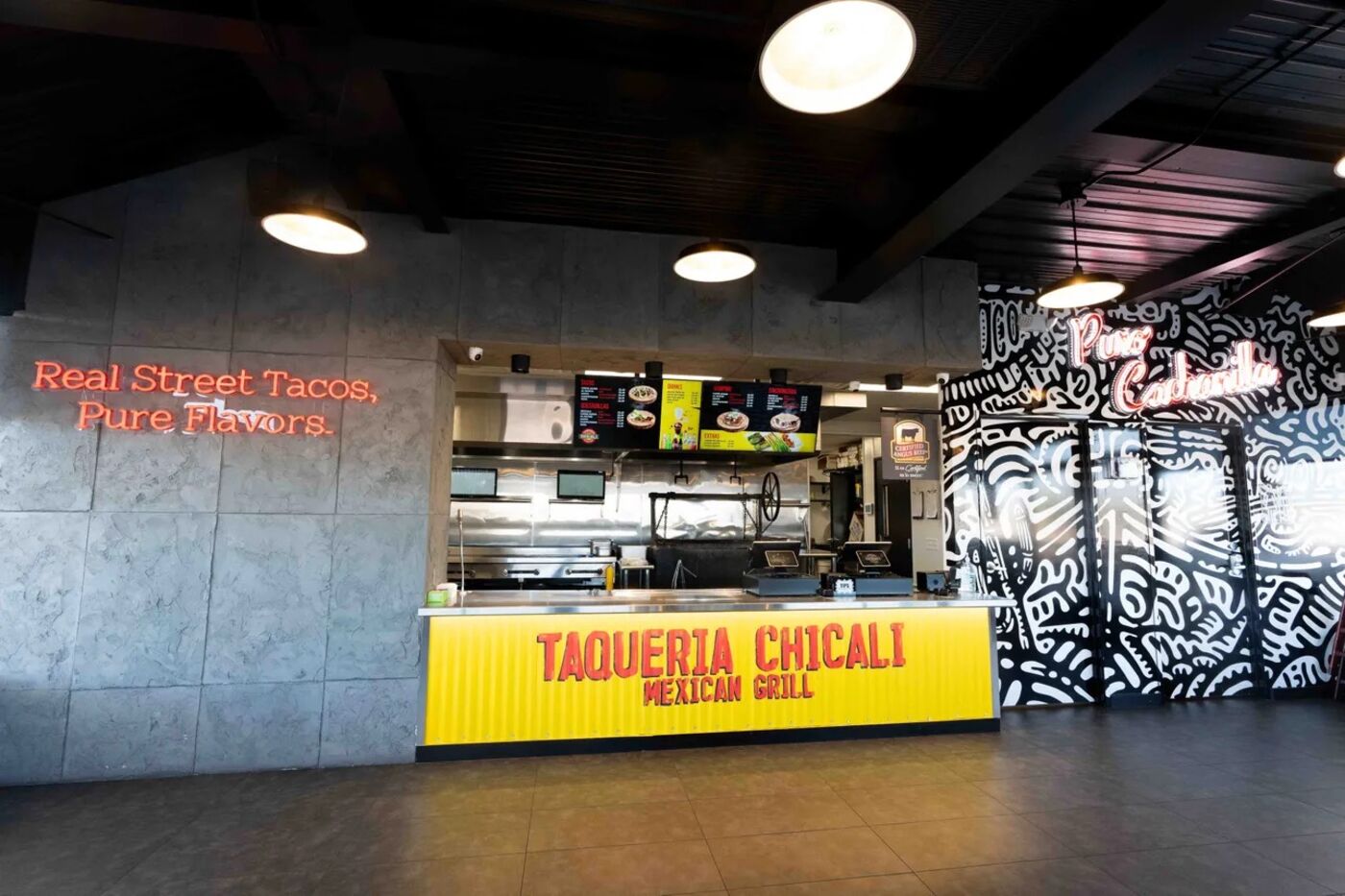 Taqueria Chicali counter